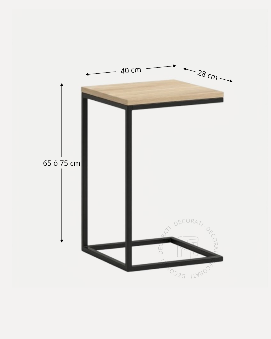 Mesa Auxiliar Mile de Madera
