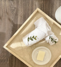 Cargar imagen en el visor de la galería, Bandeja Esmeralda de Mármol Beige