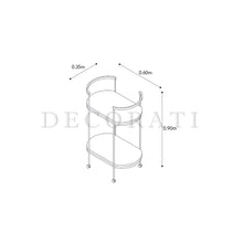 Cargar imagen en el visor de la galería, Carrito Bar Greige