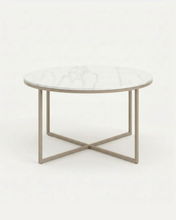Cargar imagen en el visor de la galería, Mesa de Centro Joy de Mármol Blanco Black