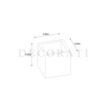 Cargar imagen en el visor de la galería, Maceta Lady de Mármol Blanco