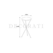 Cargar imagen en el visor de la galería, Mesa Auxiliar Clods de Mármol Gold