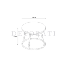 Cargar imagen en el visor de la galería, Mesa de Centro Dos Aros de Mármol Blanco Black