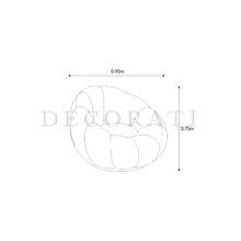 Cargar imagen en el visor de la galería, Sillón Boucle Gold