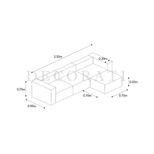 Cargar imagen en el visor de la galería, Sofá Selenita Beige
