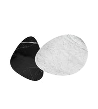 Cargar imagen en el visor de la galería, Mesa de Centro Organic de Mármol Blanco y Negro Black