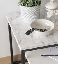 Cargar imagen en el visor de la galería, Mesa Lateral Demeter de Mármol Blanco Black