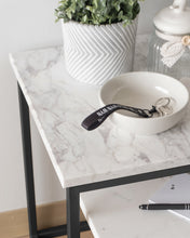 Cargar imagen en el visor de la galería, Mesa Lateral Demeter de Mármol Blanco Black