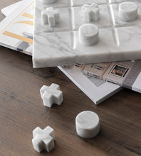 Cargar imagen en el visor de la galería, Tic Tac Toe Athena de Mármol Blanco