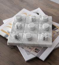 Cargar imagen en el visor de la galería, Tic Tac Toe Athena de Mármol Blanco
