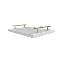 Cargar imagen en el visor de la galería, Tabla Gold de Mármol Blanco