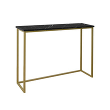 Cargar imagen en el visor de la galería, Consola Frida de Mármol Negro Gold