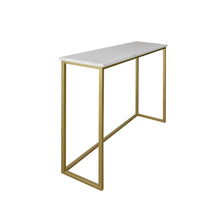 Cargar imagen en el visor de la galería, Consola Frida de Mármol Blanco Gold