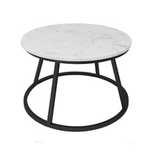 Cargar imagen en el visor de la galería, Mesa de Centro Dos Aros de Mármol Blanco Black