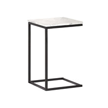 Cargar imagen en el visor de la galería, Mesa Auxiliar Mile de Mármol Blanco Black