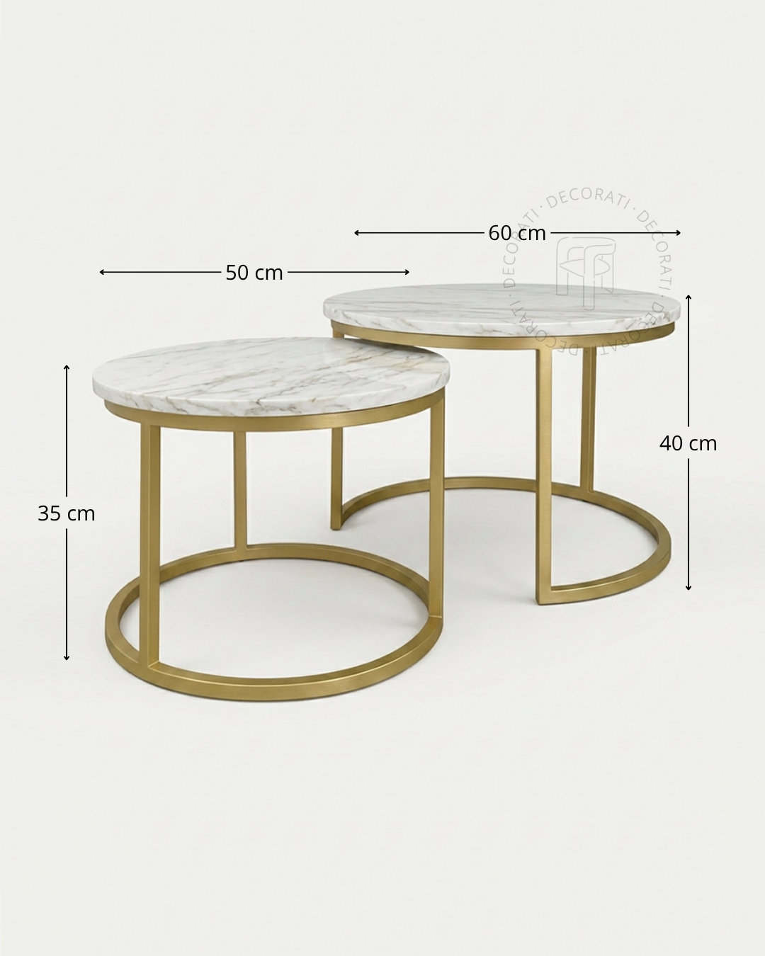 Mesa de Centro tipo Nido de Mármol