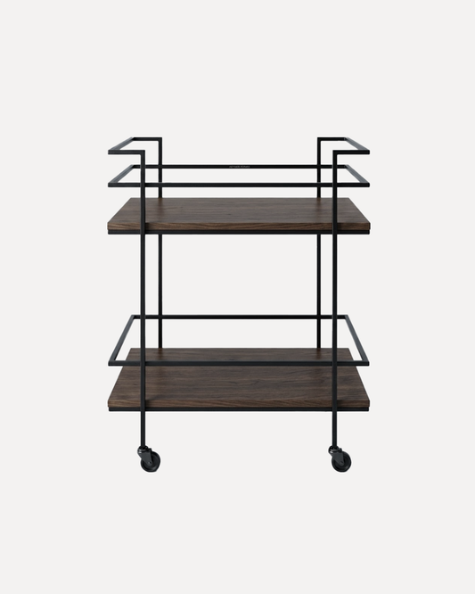 Carrito Bar Gin Woodblack