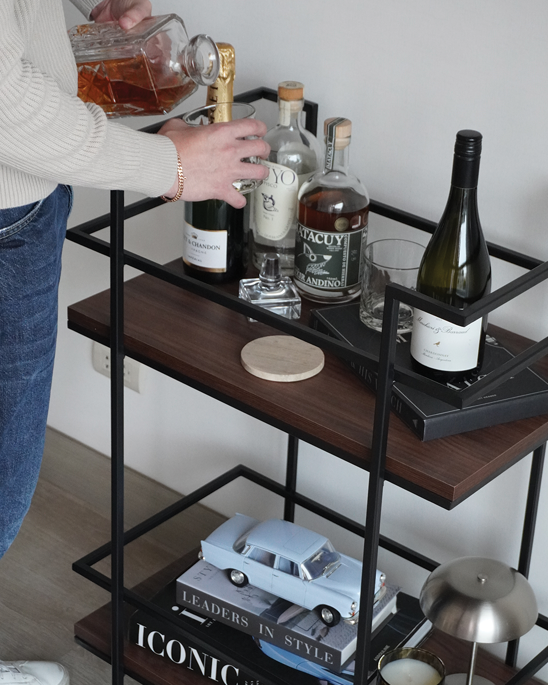 Carrito Bar Gin Blackwood