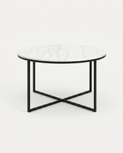 Cargar imagen en el visor de la galería, Mesa de Centro Joy de Mármol Blanco Black
