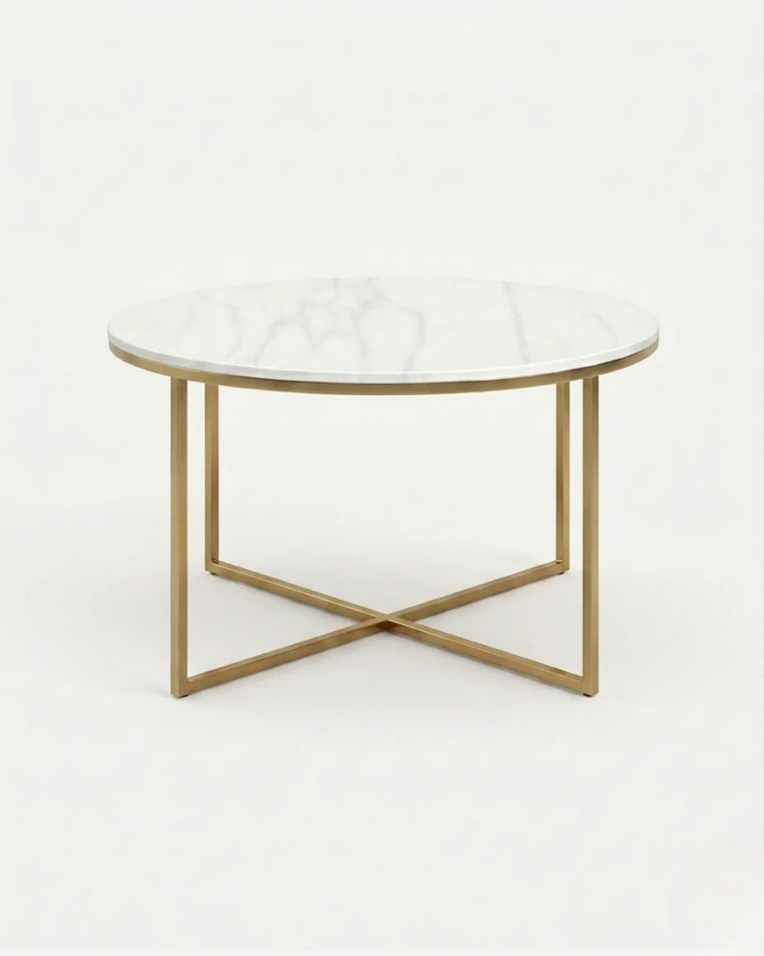 Mesa de Centro Joy de Mármol Blanco