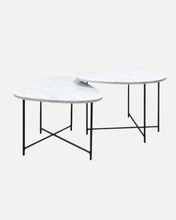 Cargar imagen en el visor de la galería, Mesa de Centro Organic de Mármol Blanco Black
