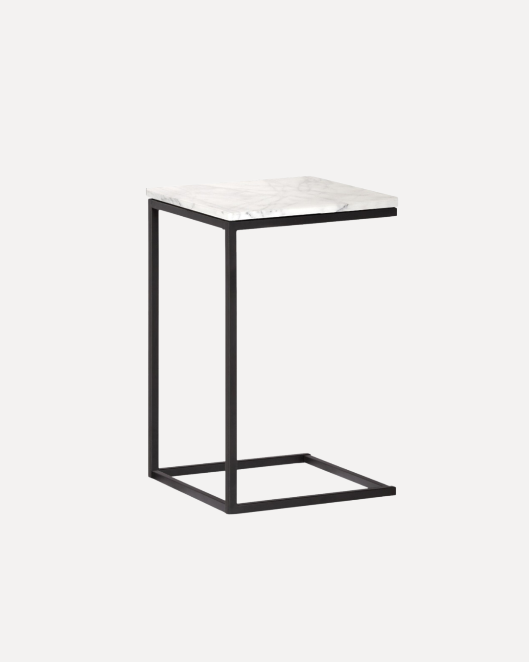 Mesa Auxiliar Mile de Mármol Blanco