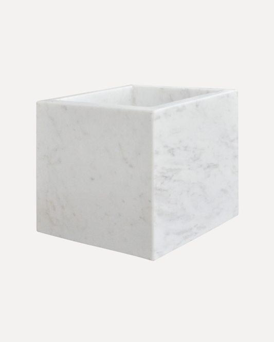 Maceta Lady de Mármol Blanco