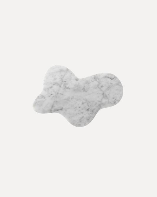 4Pack de Posavasos Organic de Mármol Blanco