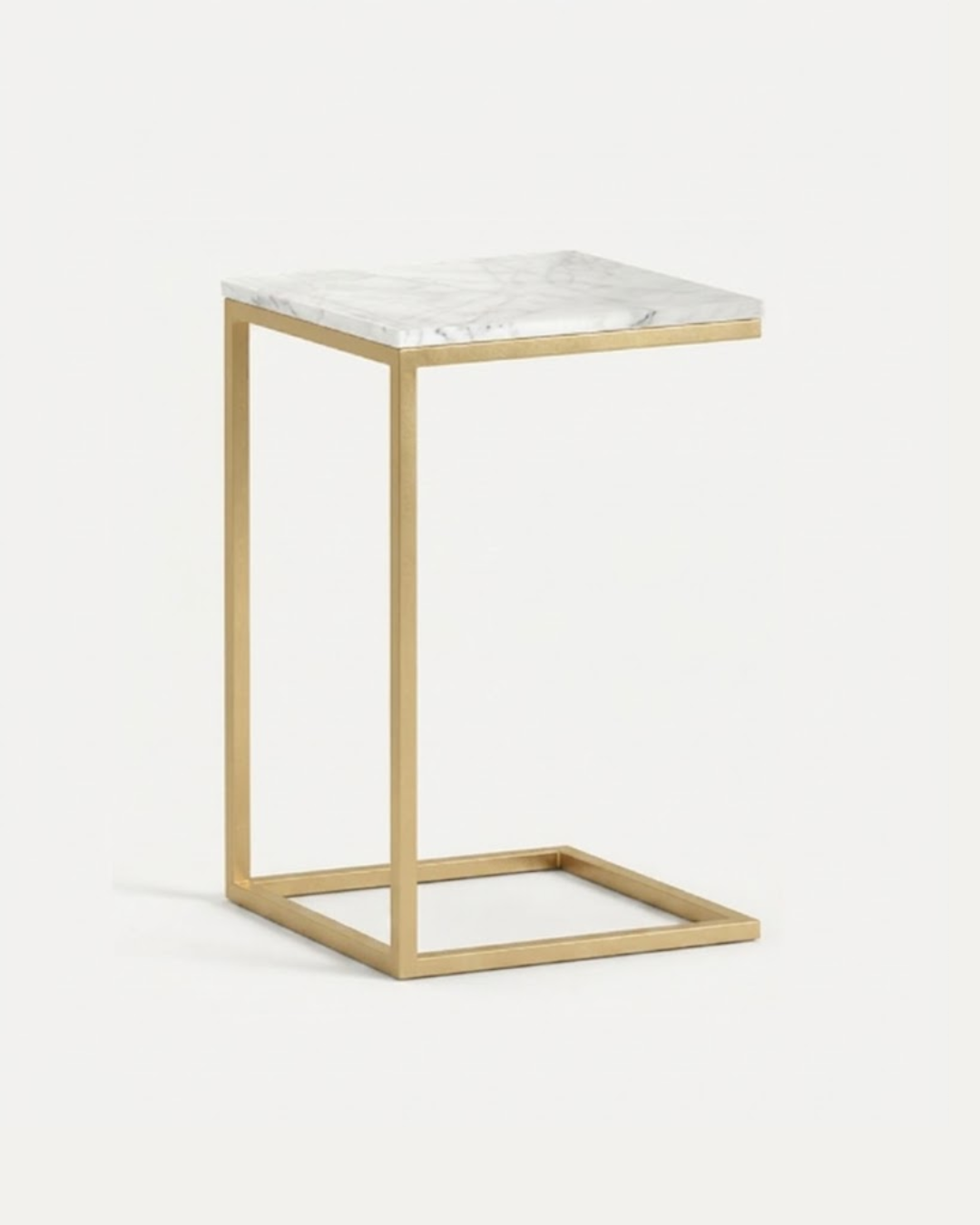 Mesa Auxiliar Mile de Mármol Blanco