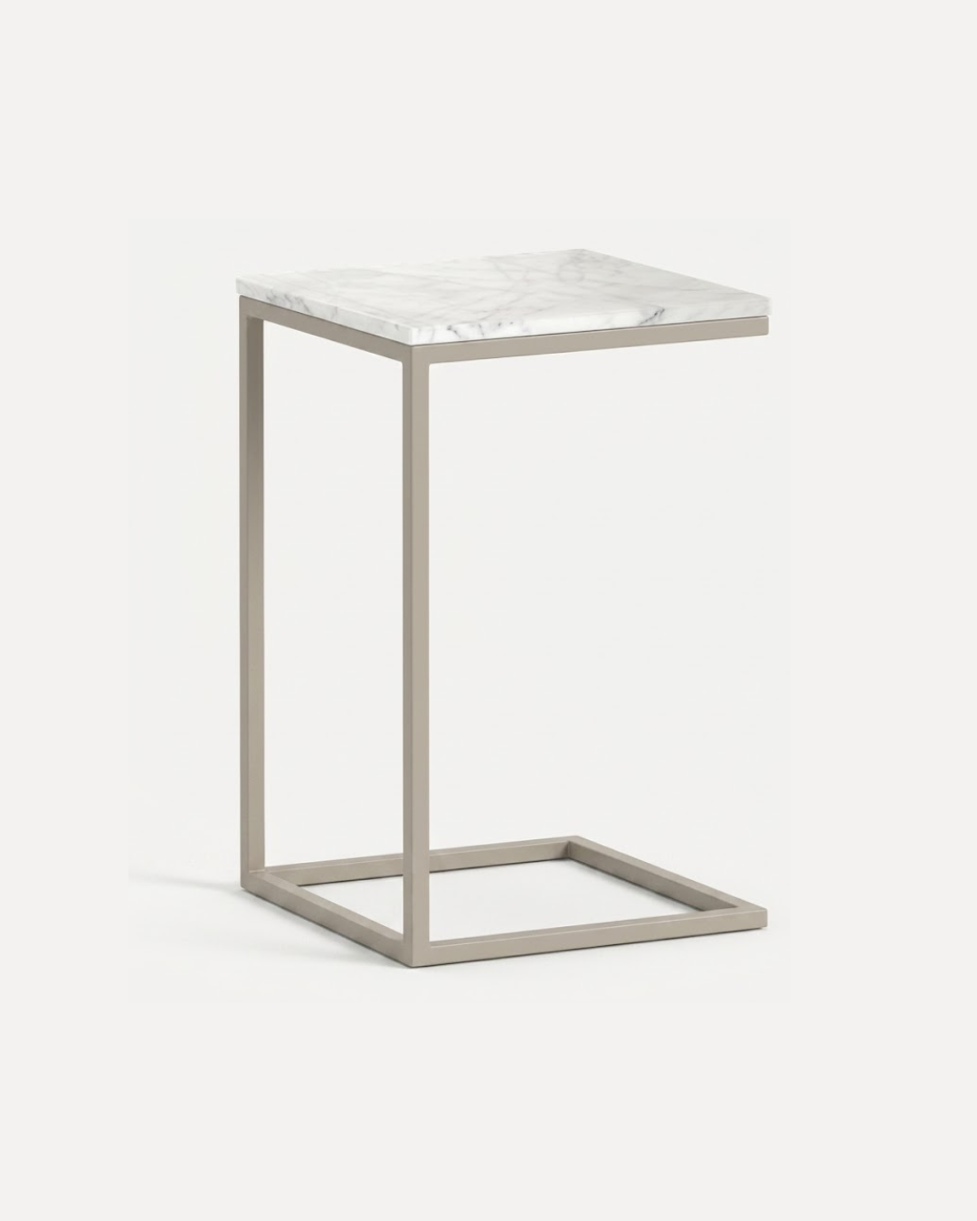 Mesa Auxiliar Mile de Mármol Blanco