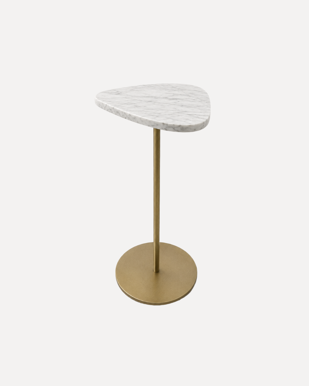 Mesa Auxiliar Organic de Mármol Blanco