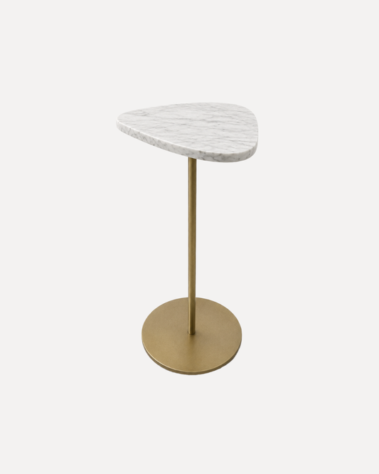 Mesa Auxiliar Organic de Mármol Blanco