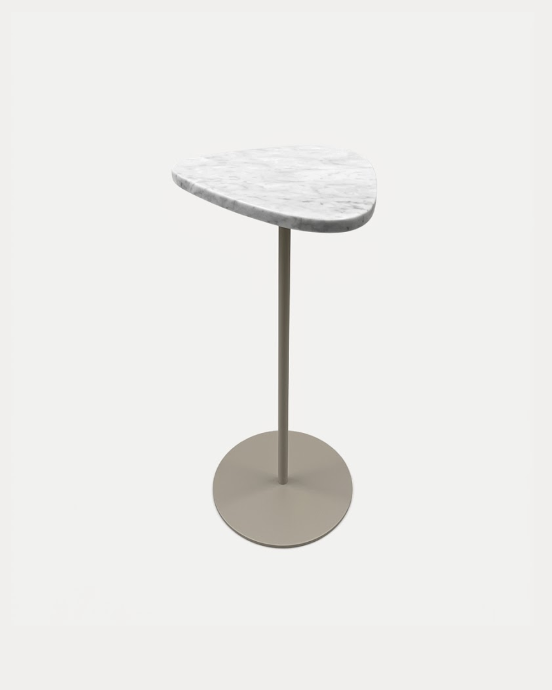 Mesa Auxiliar Organic de Mármol Blanco