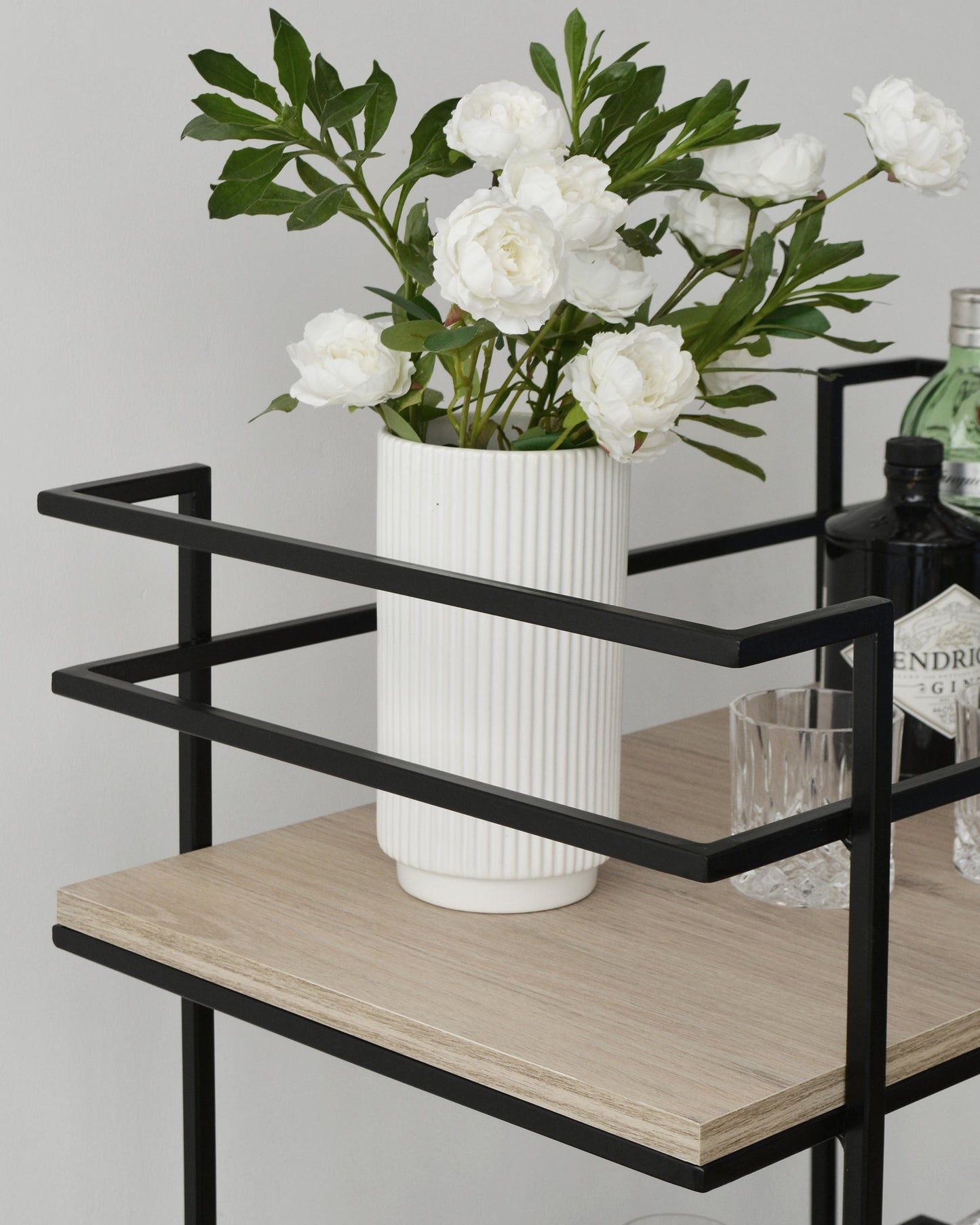Carrito Bar Gin de Madera
