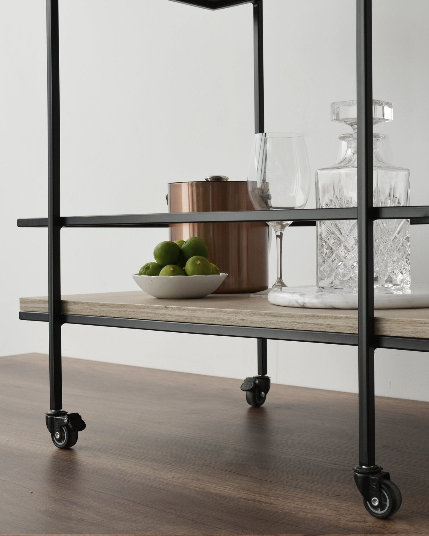 Carrito Bar Gin de Madera