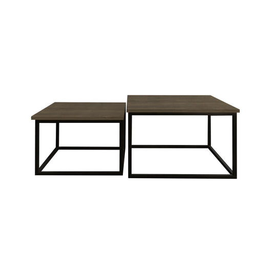 Mesa de Centro Dúo de Madera Black