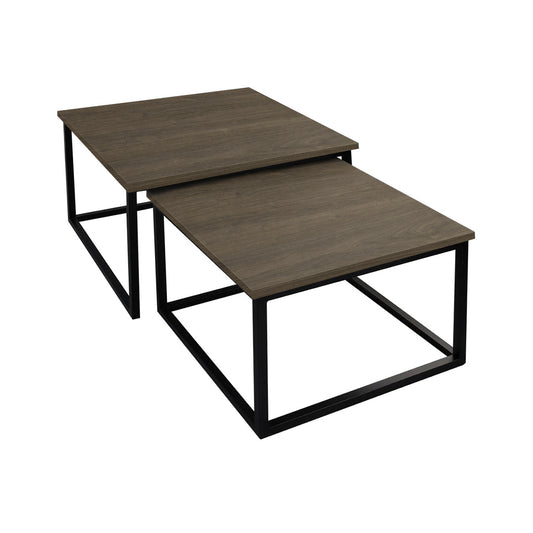 Mesa de Centro Dúo de Madera Black